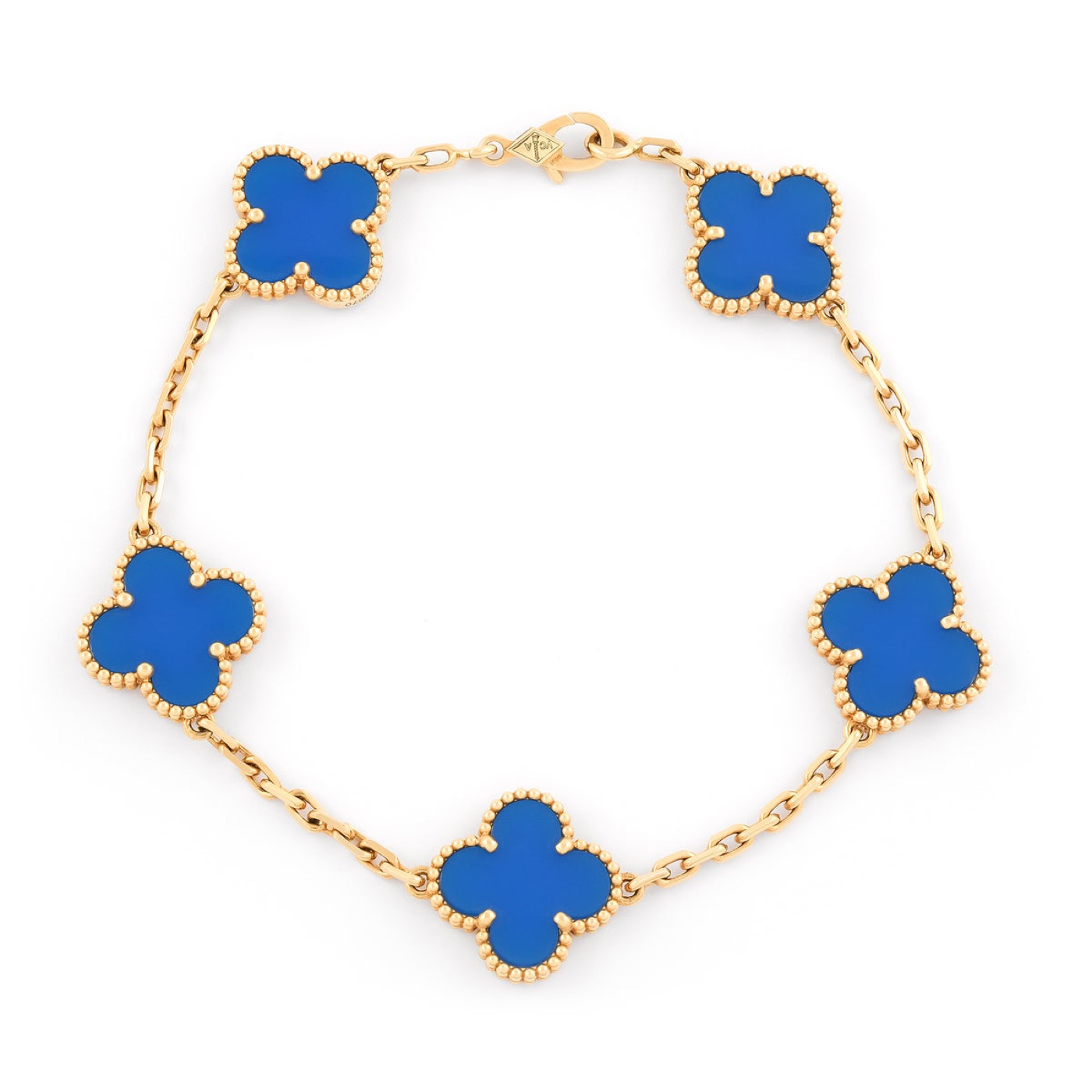 Van Cleef & Arpels Vintage Alhambra Bracelet, 5 Motifs